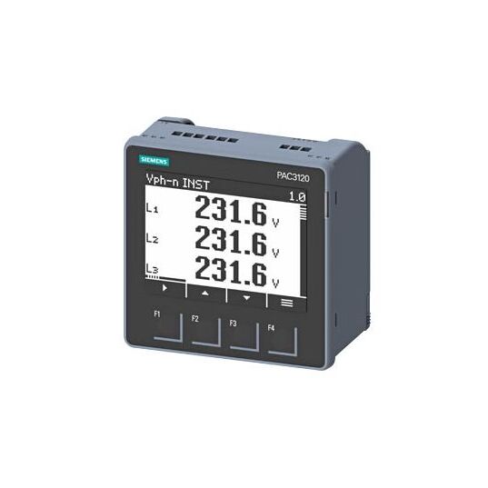 Đồng Hồ SENTRON PAC3120 LCD 96X96 mm- 7KM3120-0BA01-1DA0